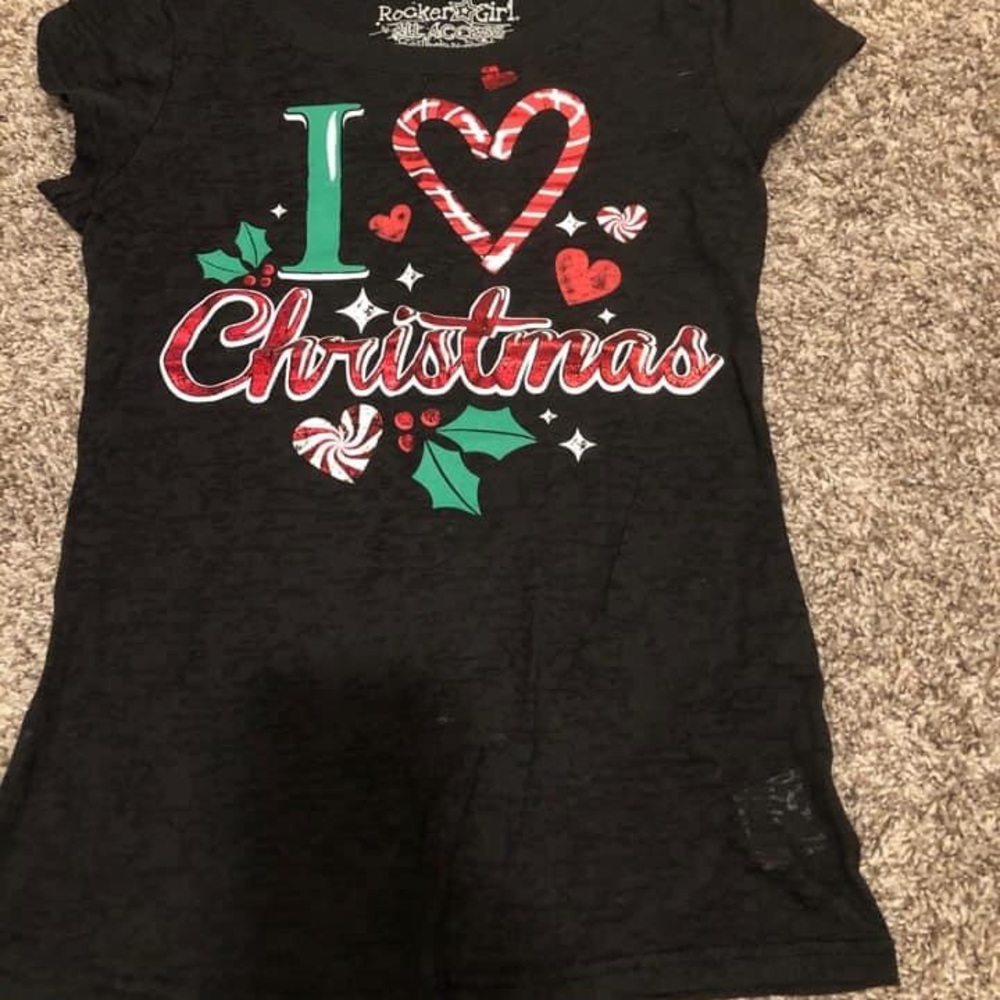 Rocker Girl, Christmas shirt